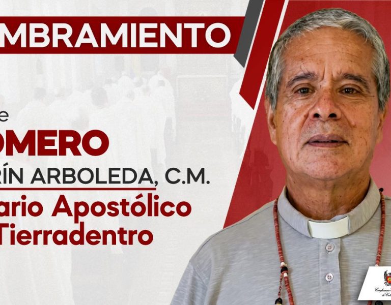 El Papa León XIV nombra nuevo Vicario Apostólico para Tierradentro: P. Homero Marín Arboleda, C.M.