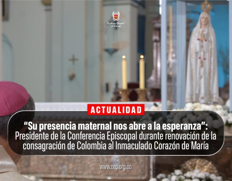 En la fiesta de la Virgen de Fátima, la Iglesia colombiana renovó la consagración del país al Inmaculado Corazón de María