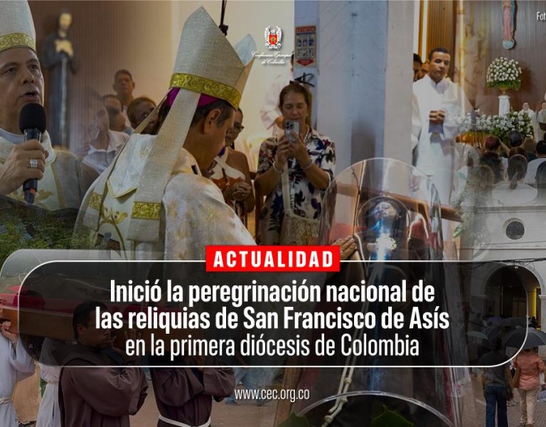 En Colombia ya peregrina una reliquia de San Francisco enviada desde Italia; la Diócesis de Santa Marta fue la primera en recibirla
