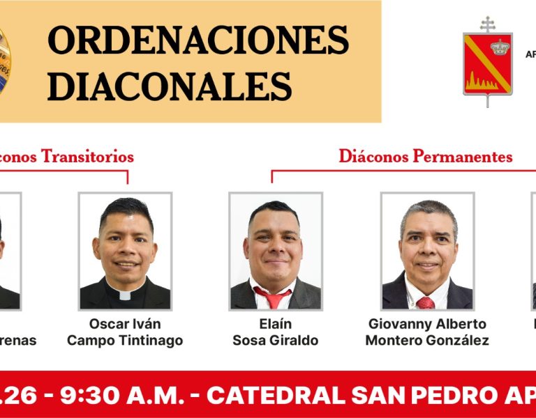 Cinco nuevos diáconos serán ordenados al servicio de la Iglesia en Cali