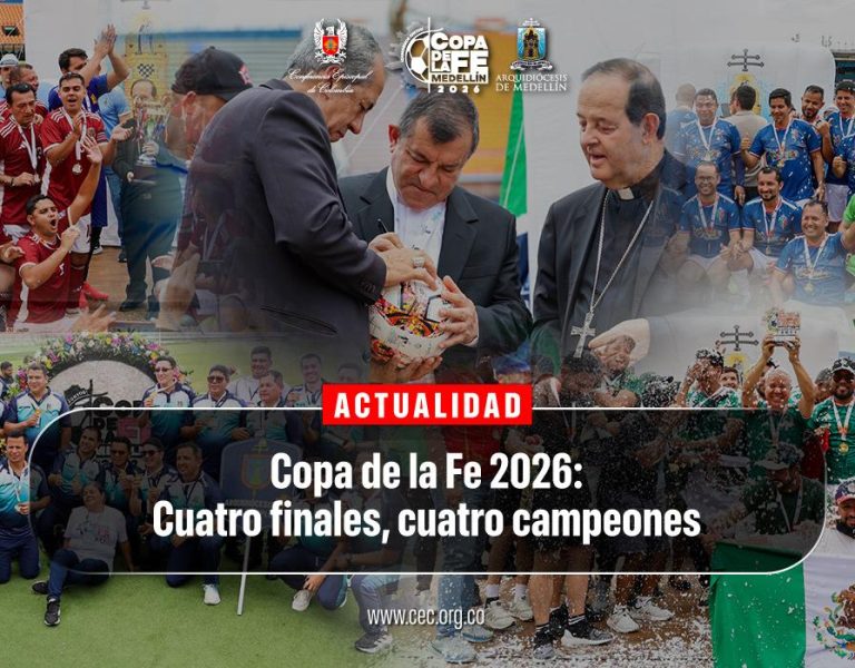 Entre goles, fraternidad y misión: Medellín cerró la XI Copa de la Fe con cuatro equipos campeones