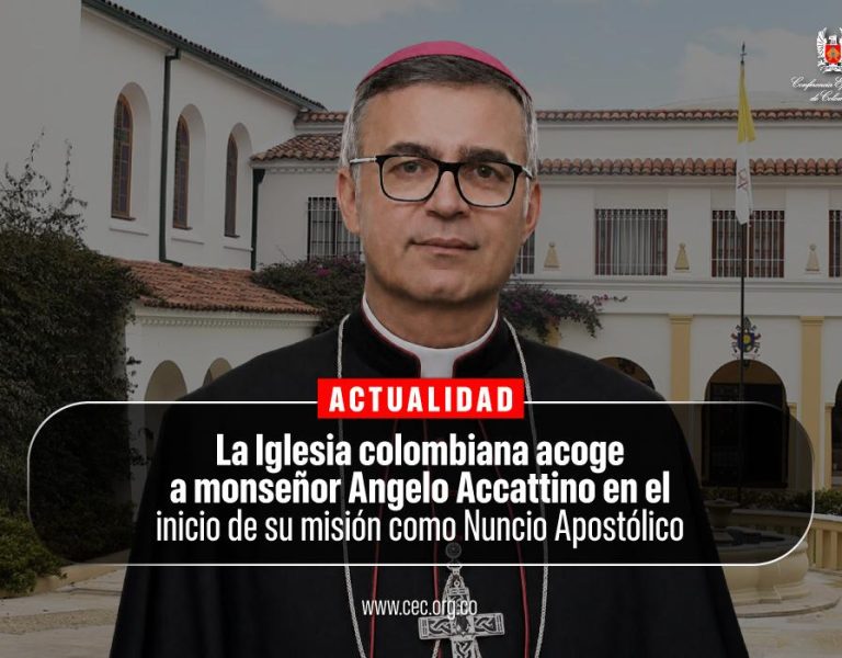 Monseñor Angelo Accattino ya está en Colombia para iniciar su misión como Nuncio Apostólico