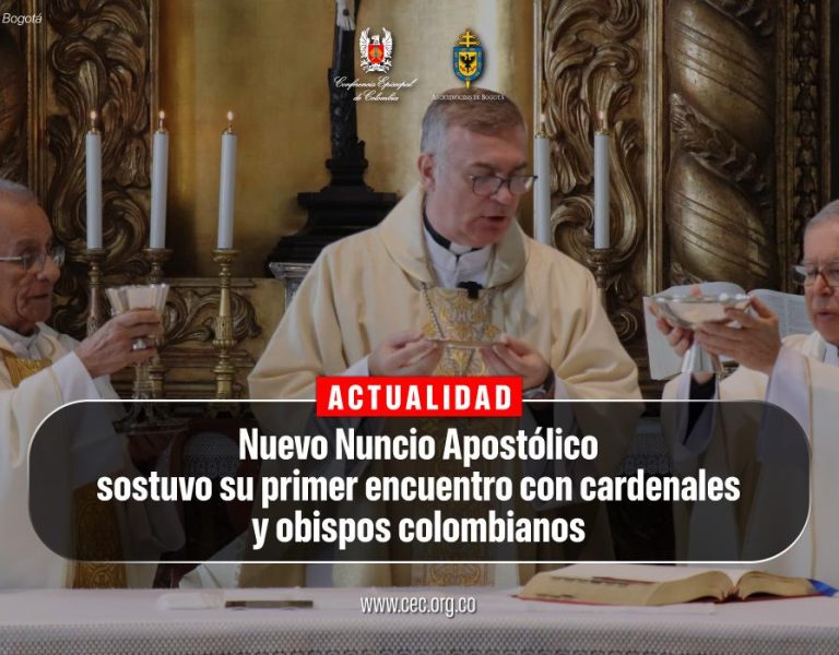Monseñor Angelo Accattino invitó a los obispos colombianos a vivir el ministerio con paciencia, unidad y humildad